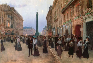 Rue de la Paix, Párizs, 1907.