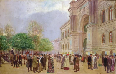 A szalon kijárata a Palais de L
