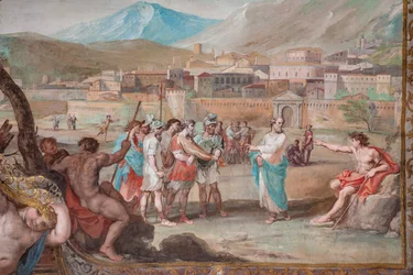 Bacchus, Lycurgus és Hermes Trismegistus