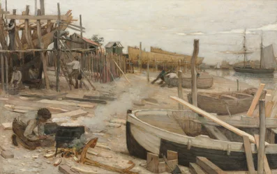 A Csónakgyár, c. 1875.