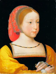 francia: Portrait de Charlotte de Valois Charlotte of France portréja