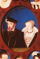 II. Henrik francia portré (Saint-Germain-en-Laye