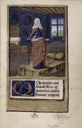 Az igazságosság allegóriája John of Wales Breviloquiumból az ókori hercegek és filozófusok erényeiről, 1475-1499