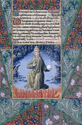 Ms Lat. Q.v.I.126 f.89 Christ in Majesty, Louis d