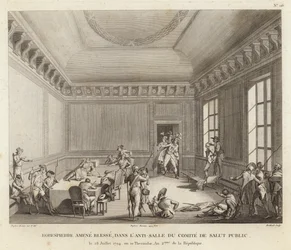 Maximilien de Robespierre támadást vezet