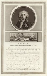 Charles Alexandre, Calonne vikomt portréja