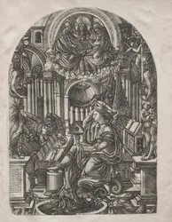 Az Apokalipszis: Szent János Patmosz szigetén, 1546-1556.
