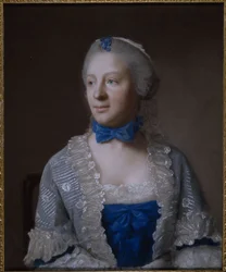 Eva Marie Veigel (pasztell, papír)