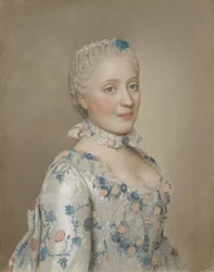Maria Josepha szászországi, Dauphine francia A szászországi Marie Josèphe (1731-67), a francia Dauphine portréja