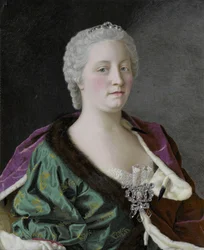 Mária Terézia osztrák császárné portréja 1717-1780, 1747