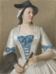 Jeanne-Elisabeth Sellon, Lady Tyrell portréja Jeanne-Elisabeth Sellon (1705-1749), Lady Tyrell, Sir Charles Tyrell echtgenote, 7de Baronet van Thornton (Buckinghamshire)