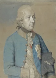 II. József osztrák (1741-90), római-német császár, majd magyar és cseh király portréja
