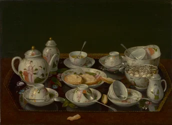 Csendélet: teáskészlet, kb. 1781-3