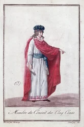 Az Ötszázak Tanácsának tagja a Directoire időszakában, 1795-99 között