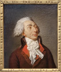 Michel Lepeletier de Saint-Fargeau (1760-1793) portréja, francia politikus és ügyvéd, aki a forradalom alatt a Konvent tagjaként igen tevékeny volt; Condorcet terve alapján nemzeti oktatási tervet dolgozott ki, amelynek eszméit J vitte volna tovább