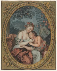 Zephürosz és Flóra, 1776 körül.