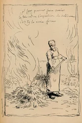 Parasztégető gaz, 19. század