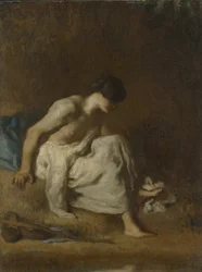 A fürdőző, 1846–48