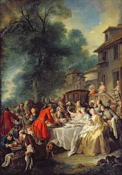 A vadász ebéd, 1737