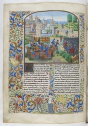 Jean Froissart, Krónikák, 154v, 12148 btv1b8438605hf336, eredetiben