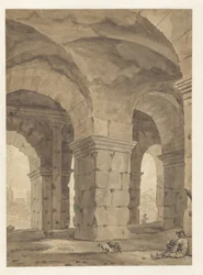 A Colosseum boltívei alatt