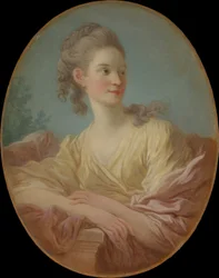 Fiatal nő portréja, 1770-es évek.