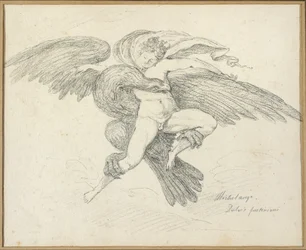 Ganymedes megerőszakolása Michelangelo után