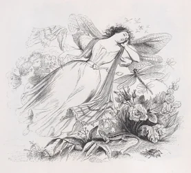 A szilf a Béranger teljes műveiből, 1836.