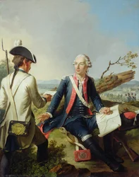 Louis dEstampes márki (1734-1815) Kassel ostrománál, 1778