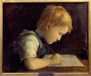Paul Henner kis író (1860-1867) a művész unokaöccse Jean Jacques Henner festménye (1829-1905) 19. századi Párizs, Musee du Petit Palais