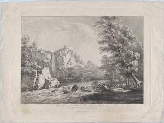 A vihar által kitépett nyírfa, 1809.