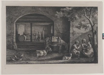 Egy farm belseje Saint-Jean-de-Touslasban, 1793.