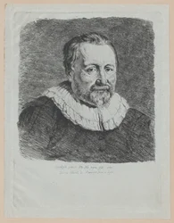 Portré, Van Dyck nyomán, 1770.