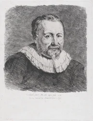 Portré, Van Dyck nyomán, 1770.