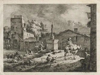 Saint-Andeol látképe, 1774.