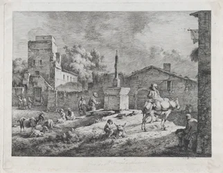 Saint-Andéol látképe, 1774.
