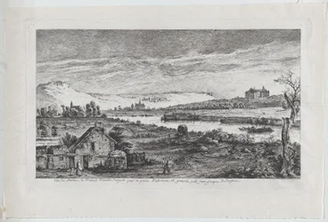 Kilátás a madridi várra, Párizs közelében, 1764.
