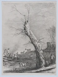 Tél, egy Saint-Chamondban készült rajz után, 1795.