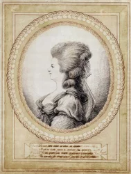 Marie Antoinette osztrák portréja.