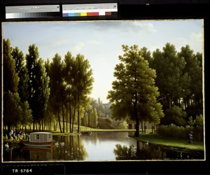 Mortefontaine park (olaj, vászon)