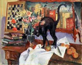 Csendélet macskával, 1912.