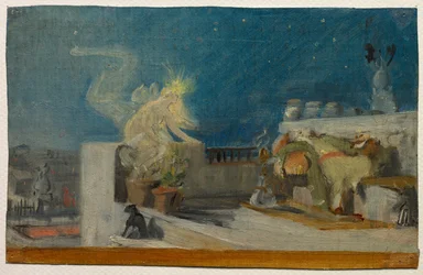 Vázlat a "Keleti álomhoz", 1904 előtt (olaj, szövet)