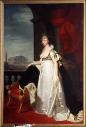 Erzsébet Alekszejevna császárné portréja (Elizabeth Alexeievna, Louise Augusta badeni vagy badeni hercegnő