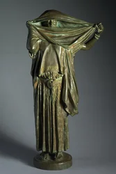 Nő fátyollal, c. 1891.