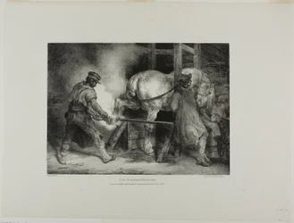 A flamand kovács, 4. tábla az Életből és kőből rajzolt különböző témákból (The English Suite)