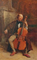 Alexandre Batta, a csellista, 1855