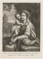 Madonna és gyermeke.