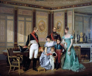 Josephine császárné bemutatja gyermekeit Sándor császárnak Malmaisonban, 1839-1879