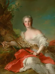 Constance-Gabrielle-Magdeleine Bonnier de la Mosson portréja Diana szerepében
