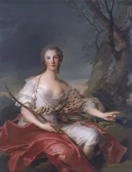 Madame Bouret portréja Dianaként